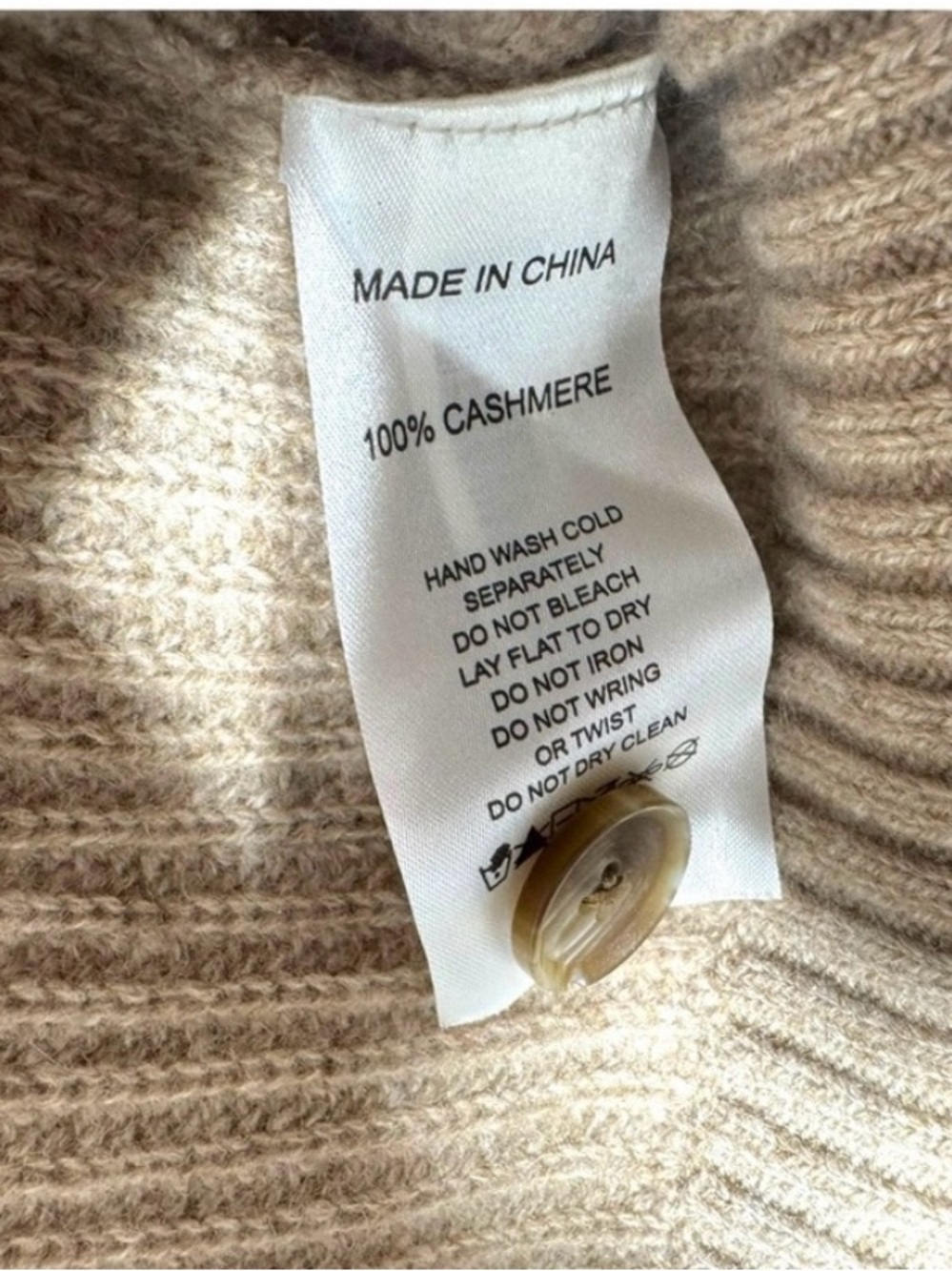 Quince Cashmere Fisherman Sweater Vest, Size Large - Picture 4 of 5